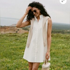 Tuckernuck White Sleeveless Charlie Dress xs